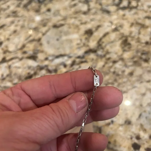 GUCCI Interlocking Necklace Ag925 Silver Auth with box and dust bag - Picture 3 of 6